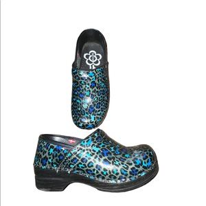 Sanita leopard print Clog